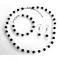 Black Pearls & Clear Crystals Bracelet, Necklace & Earrings Gift
