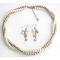 Ivory & Champagne Pearls Two Strand Fine Jewelry Set Ivory & Champagne Pearls Two Strand Fine Jewelry Set