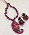 Handmade Ganesha Terracotta Necklace & Jhumka Set Handmade Ganesha Terracotta Necklace & Jhumka Set