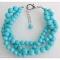 Turquoise 3 Strand Bracelet Gift Your Girl Friend Holiday Wear Turquoise 3 Strand Bracelet Gift Your Girl Friend Holiday Wear