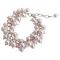 Chunky Cluster Beaded Bracelet In Soft Pink Jewelry Gift Chunky Cluster Beaded Bracelet In Soft Pink Jewelry Gift