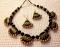 Black & Gold Choker Style Handmade Terracotta Set Black & Gold Choker Style Handmade Terracotta Set