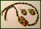 Green and Orange Embroidery Clay neck Set!!!!!