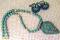 Peacock Feather Necklace & Jhumka Made in Clay