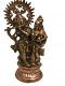 Large Radha Krishna Standing Copper Idol 18"