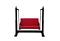 Carved Wooden Indian Jhoola / Swing - Coral Dark Brown
