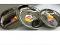 Small Stainless Steel Snack Plates - 6 Pcs