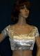 Saree Blouse in Silver Brocade (S M L XL) #7081 Saree Blouse in Silver Brocade (S M L XL) #7081