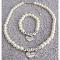 Big Sister Little Sister Jewelry Ivory Pearl Personalized Necklace Bracelet 