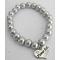 Junior Bridesmaid Flower Girl Gray Pear Bracelet Wedding Gift