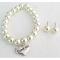 Bridal Shower Jewelry Flower Girl Bracelet & Stud Earrings Bridal Shower Jewelry Flower Girl Bracelet & Stud Earrings