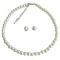 Elegant Ivory Pearl Single Strand Necklace Stud Earrings Elegant Ivory Pearl Single Strand Necklace Stud Earrings