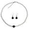 Special Pre Wedding Gift Flower Girl White Black Pearl Jewelry Set Special Pre Wedding Gift Flower Girl White Black Pearl Jewelry Set