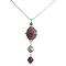 Girl Friend Gift Stylish Jewelry Amethyst Oval Dangling Necklace Girl Friend Gift Stylish Jewelry Amethyst Oval Dangling Necklace
