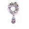 Framed Vintage Multi Crystals Pendant & Brooch