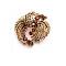 Brooch/Pendant /w Mutli Stripes Smoked Topaz Colorado & Crystals Brooch/Pendant /w Mutli Stripes Smoked Topaz Colorado & Crystals