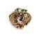 Ethnic Prom Brooch Mutli Colored w/ Multi Stripes Brooch Dress Brooch 