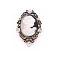 Buy Her Gift On Her Special Mother Day Cameo Brooch w/ Clear Crystals 