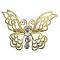 Artistically Designed Golden Butterfly Affordable Brooch Gift Jewelry 