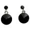 Formal Wear Gorgeous Black Crystal Stud Earrings