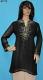 Georgette Long Sleeves Silver Detail Ladies Kurti Tunic Top