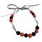Baby Children's Necklace Black Orange Crochet Jewelry Accessory Baby Children's Necklace Black Orange Crochet Jewelry Accessory
