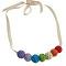 Rainbow Crochet Baby Shower Gift Necklace Jewelry Rainbow Crochet Baby Shower Gift Necklace Jewelry