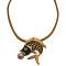 Artistically Painted Fish Pendant Necklace Artistically Painted Fish Pendant Necklace