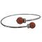 Orange Coral Cuff Bracelet Fall Christmas Jewelry