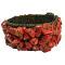 Inexpensive Cotton Rope Red Coral Wire Cuff Bracelet Inexpensive Cotton Rope Red Coral Wire Cuff Bracelet