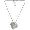 Handmade AB Swarovski Puffy Heart Pendant Necklace Swarovski Crystals Handmade AB Swarovski Puffy Heart Pendant Necklace Swarovski Crystals
