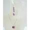 Romantic Jewelry Amethyst Swarovski Crystals Heart Pendant & Earrings