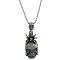 Halloween Gift Scorpion On Skull Head Hip Hop Pendant 
