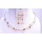 Dainty Bridal Jewelry Golden Shadow Wire Double Stranded Tricolor