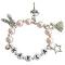 Recital Gift Ballet Bracelet Blush Pink W/ Multiple Ballet Charms Recital Gift Ballet Bracelet Blush Pink W/ Multiple Ballet Charms