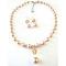 Custom Swarovski Champage Pearls Colorado Crystals Cute Drop Down Set Custom Swarovski Champage Pearls Colorado Crystals Cute Drop Down Set