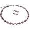 Spectacular Attractive Jewelry Platinum Champagne w/ Brown Pearls Set Spectacular Attractive Jewelry Platinum Champagne w/ Brown Pearls Set