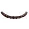 Handcrafted Artistically knitted Rhodium Choker Burgundy Jewelry