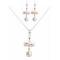 Special Designs For Bridesmaid Jewelry AB Crystals & White Pearls Set Special Designs For Bridesmaid Jewelry AB Crystals & White Pearls Set