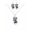 Best Jewelry Gifts for Bridesmaid Light Dark Blue Pearls Necklace Set