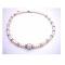 Mother of Bride Groom Gift Freshwater Pearls w/ Rondells Silver Plated Mother of Bride Groom Gift Freshwater Pearls w/ Rondells Silver Plated