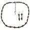 Bridesmaid Bronze Pearls & AB (Aurora Borealis) Crystals Jewelry Set Bridesmaid Bronze Pearls & AB (Aurora Borealis) Crystals Jewelry Set