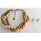 Bridesmaid Jewelry Pearl Bracelet Fields of Gold Yellow Wedding Set Bridesmaid Jewelry Pearl Bracelet Fields of Gold Yellow Wedding Set