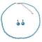 Fashionable Affordable Beautiful Aquamarine Crystal Jewelry Set 