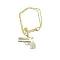 Golden Chain Golden Gun Striking Smashing Pendant Gun Pendant Necklace Golden Chain Golden Gun Striking Smashing Pendant Gun Pendant Necklace