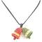 Red & Green Crystal Jingle Bell Dangling Pendant Christmas Jewelry Red & Green Crystal Jingle Bell Dangling Pendant Christmas Jewelry