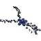 Fashionable Amethyst Necklaces w/ Flower Tassel Dangling Necklace Fashionable Amethyst Necklaces w/ Flower Tassel Dangling Necklace
