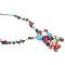 Multicolor Nugget Fashion Jewelry Flower Tassel Stylish Necklace Multicolor Nugget Fashion Jewelry Flower Tassel Stylish Necklace