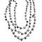 Mother Gift Austrian Crystals White Pearls & AB Crystals Necklace -