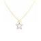 Diamante Star Christmas Pendant Swiss Cubic Zircon Pendant Necklace 